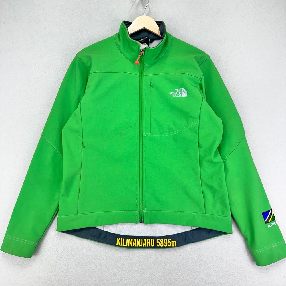 The North Face APEX Jacket Womens M Green Summit Project 2006 Kilamanjaro Africa
